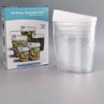 10PCS CEREAL & SPICE CONTAINER SET (5 CONTAINERS + 5 COVERS) - Image 3