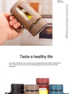 500ML INSULATED HANDLE GLASS CUP - Image 4