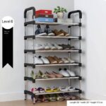 6-STEP QUALITY BIG POLE STEEL SHOE RACK - Image 3