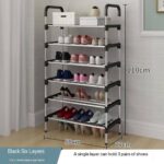 6-STEP QUALITY BIG POLE STEEL SHOE RACK - Image 2