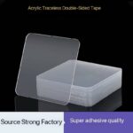 20PCS ACRYLIC TRACELESS SQUARE DOUBLE SIDED TAPE
