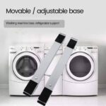 2PCS/SET MOVABLE ADJUSTABLE TELESCOPIC WASHING MACHINE & FRIDGE STAND WITH WHEEL - Image 3