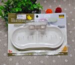 BROAD SURFACE TILE SUCTION SOAP RACK