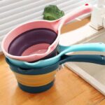COLLAPSIBLE SILICONE-PLASTIC LONG HANDLE BAILER / SCOOP BOWL - Image 4