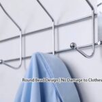 QUALITY DOOR BEHIND 12 HOOKS METAL RACK - Image 4