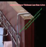 QUALITY DOOR BEHIND 12 HOOKS METAL RACK - Image 5