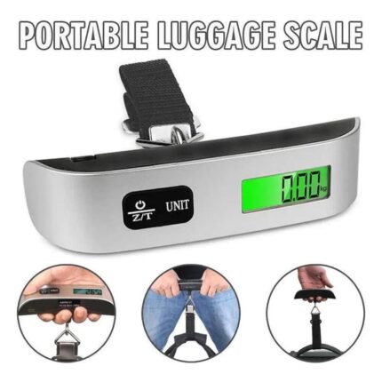 2IN1 RIBBON AND HOOK ELECTRONIC LUGGAGE WEIGHING SCALE