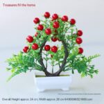 FENCED GARDEN ARTIFICIAL POTTED PLANT / FLOWER - Image 2