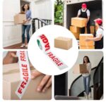 FRAGILE GOODS PACKAGED SAFETY/WARNING WRAP AROUND ADHESIVE TAPE - Image 2