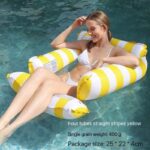 INFLATABLE WATER-RESISTANCE LOUNGER CHAIR FLOATER WITH BACKREST - Image 5