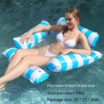 INFLATABLE WATER-RESISTANCE LOUNGER CHAIR FLOATER WITH BACKREST - Image 4
