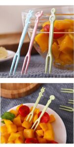 50PCS/SET CUTE CHOPSTICKS / FRUIT FORK / PICKER - Image 2