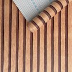 PVC STRIPED GRILLED PATTERN SELF-ADHESIVE WATERPROOF WALLPAPER
(69CM by 10M) - Image 5