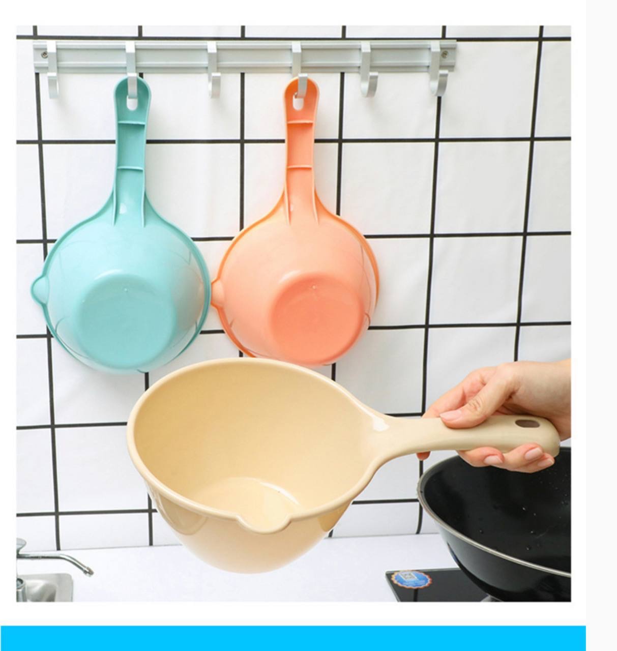 img_1318 QUALITY THICKENED MULTIPURPOSE LONG HANDLE BAILER/SCOOP BOWL - Image 1
