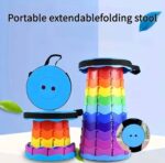 RETRACTABLE / FOLDABLE ADJUSTABLE HEIGHT THICKENED PLASTIC STOOL