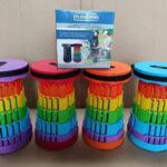 RETRACTABLE / FOLDABLE ADJUSTABLE HEIGHT THICKENED PLASTIC STOOL - Image 5