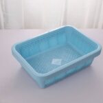 STRONG THICKENED RECTANGULAR FRUIT / VEGGIES STORAGE SEIVE BASKET - Image 3