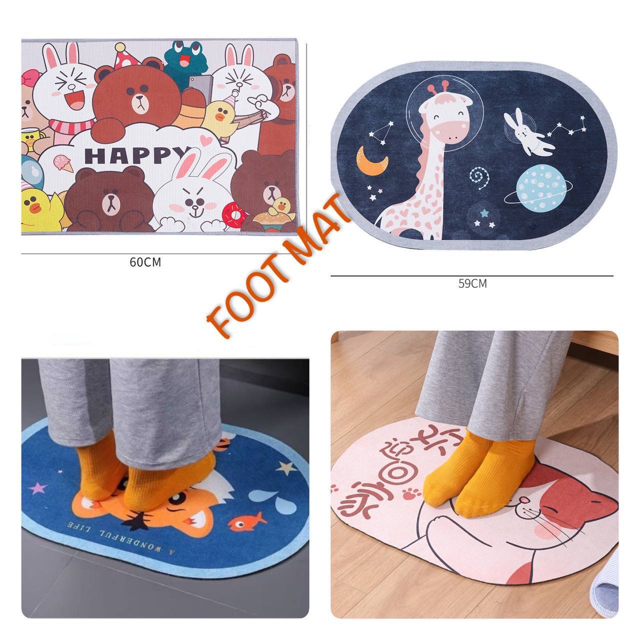 img_1568 THICK CRYSTAL VELVET ABSORBENT NON-SLIP GROUND/FLOOR MAT (FOOT MAT 003) - Image 1