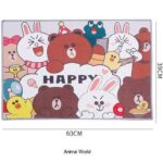 THICK CRYSTAL VELVET ABSORBENT NON-SLIP GROUND/FLOOR MAT (FOOT MAT 003) - Image 7