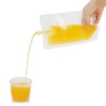 TRANSPARENT SPILL-PROOF LIQUID STORAGE BAG WITH NOZZLE SCREW COVER (JUICE BAG) - Image 5