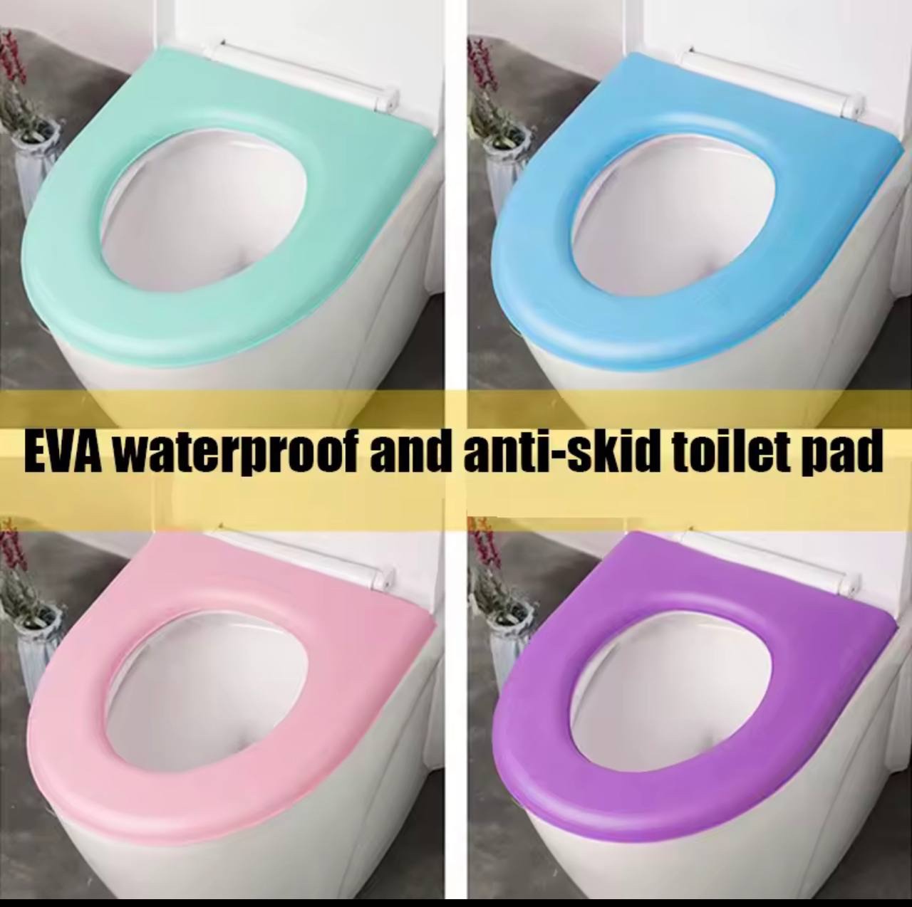 img_1657 UNIVERSAL ANTI-SLIP WATERPROOF TOILET SEAT COVER MAT / PAD - Image 1