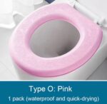 UNIVERSAL ANTI-SLIP WATERPROOF TOILET SEAT COVER MAT / PAD - Image 3