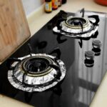10PCS THICK ROUND HIGH-TEMPERATURE ALUMINUM FOIL GAS COOKER PROTECTOR - Image 2