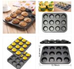 12-HOLES CUPCAKE MOULD PAN - Image 3