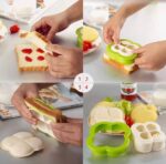 2-IN-1 THICKENED PLASTIC KIDDIES SANDWICH CUTTER / MOULD MAKER - Image 2