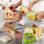 2-IN-1 THICKENED PLASTIC KIDDIES SANDWICH CUTTER / MOULD MAKER