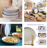 1PC HEALTHY ECO-FRIENDLY THICKENED PLASTIC PLATE - Image 2