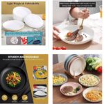 1PC HEALTHY ECO-FRIENDLY THICKENED PLASTIC PLATE - Image 3