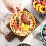 1PC HEALTHY ECO-FRIENDLY THICKENED PLASTIC ‘TOP SPIRAL’ SERVING SOUP BOWL (02) - Image 3