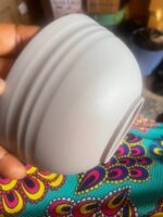 1PC HEALTHY ECO-FRIENDLY THICKENED PLASTIC ‘TOP SPIRAL’ SERVING SOUP BOWL (02) - Image 8