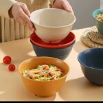 1PC HEALTHY ECO-FRIENDLY THICKENED PLASTIC ‘FULL SPIRAL’ SERVING SOUP BOWL (03) - Image 3