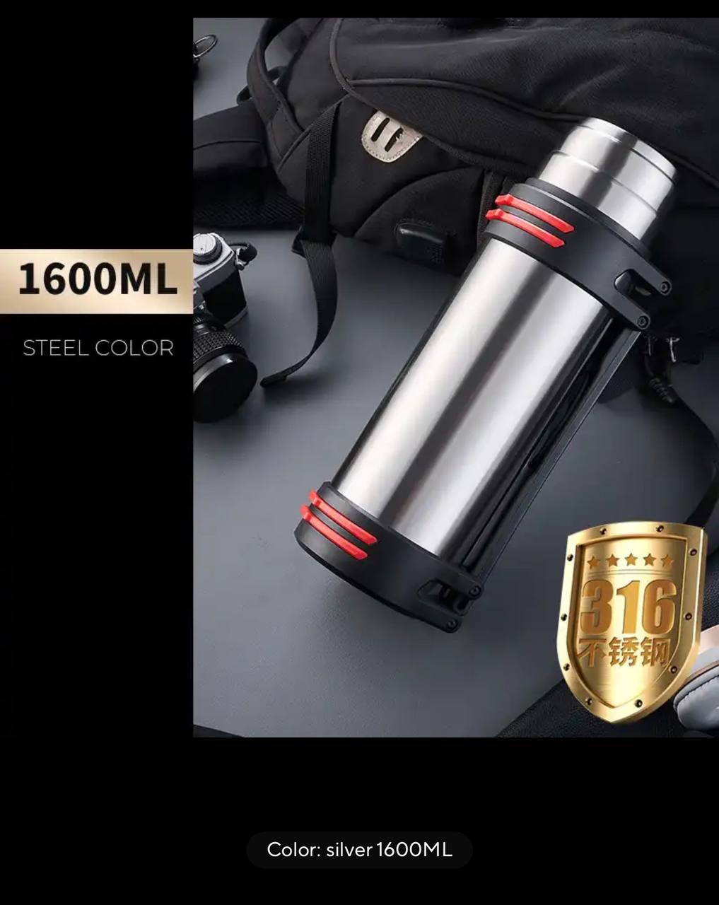 img_7409-3 1600ML LONG-LASTING INSULATION STAINLESS STEEL FLASK - Image 1