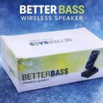 BETTER BASS RECHARGEABLE (WIRELESS) BLUETOOTH SPEAKER