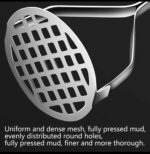 1PC STAINLESS STEEL MANUAL YAM / POTATO MASHER - Image 5