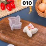 1PC TRANSPARENT NON-STICK FOOD MOULD MAKER - Image 4