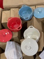 200ML CERAMIC GLAZED DOUBLE-EAR MULTIPURPOSE BOWL WITH LID - Image 6