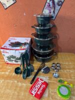 21PCS SMILE DESSINI REGINA HIGH QUALITY IMPERIAL GRANITE EXCLUSIVE DIE-CAST POT SET - Image 2