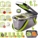 22-IN-1 MULTIFUNCTIONAL VEGETABLE CHOPPER / SLICER / DICER (22PCS/SET) - Image 2