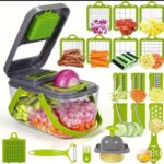 22-IN-1 MULTIFUNCTIONAL VEGETABLE CHOPPER / SLICER / DICER (22PCS/SET)