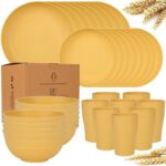 24PCS ECO-FRIENDLY THICKENED PLASTIC DINNERWARE / SERVING SET (002) - Image 8