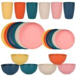 24PCS ECO-FRIENDLY THICKENED PLASTIC DINNERWARE / SERVING SET (002) - Image 5