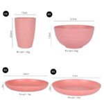 24PCS ECO-FRIENDLY THICKENED PLASTIC DINNERWARE / SERVING SET (002) - Image 9