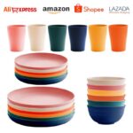 24PCS ECO-FRIENDLY THICKENED PLASTIC DINNERWARE / SERVING SET (002) - Image 6