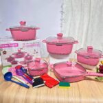 25PCS DISNIE REGINA GRANITE COATING COOKWARE / POT SET + FREE COOKING TOOLS