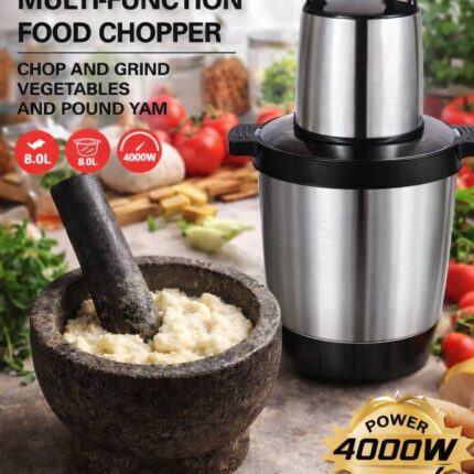 8L SX MULTIFUNCTION YAM POUNDER & FOOD PROCESSOR