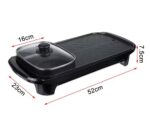 2in1 MULTIFUNCTIONAL NON-STICK ELECTRIC COOKING POT & GRILL - Image 5